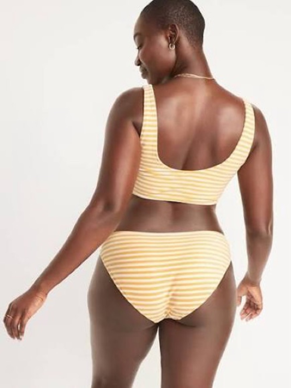 NWT Old Navy Orange & White Terry Bikini 3X - Picture 2 of 14